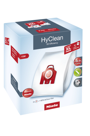 Комплект мешков пылесборников Allergy XL Pack 2 HyClean FJM + фильтр HA 50 Miele купить в Ульяновске | Всегда в наличии! | Артикул 10632910 | Официальный сайт