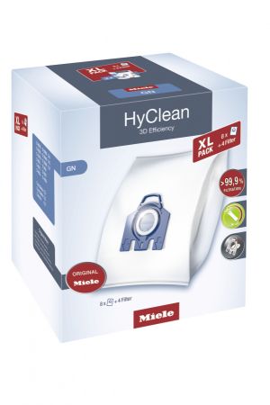 Комплект мешков пылесборников XL GN HyClean 3D Miele купить в Ульяновске | Всегда в наличии! | Артикул 10455000 | Официальный сайт